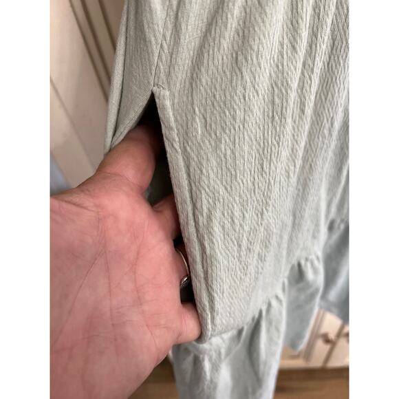 NWT True Craft size 2X light green babydoll top dress with pockets - Picture 4 of 4